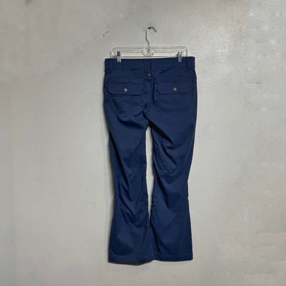 PrAna Navy Halle Convertible Roll Up Hiking Pants Sz 8 - Picture 11 of 14